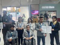 COP29 məkanında dəniz mədənçiliyi və balina ovuna qarşı etiraz aksiyası keçirildi (FOTO/VİDEO)