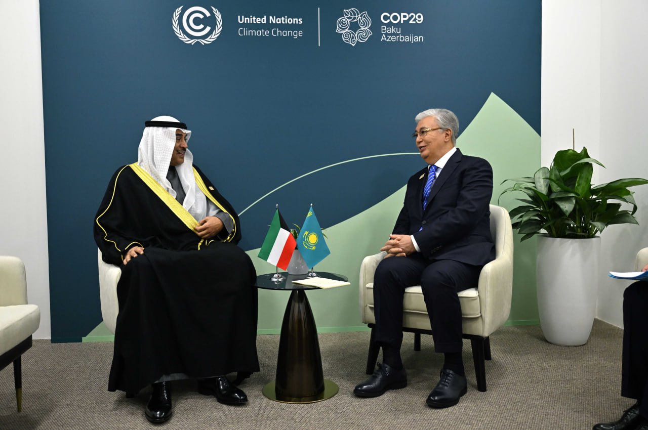 Kuwait holds strong potential as investor in Kazakhstan - Tokayev at COP29 (PHOTO)