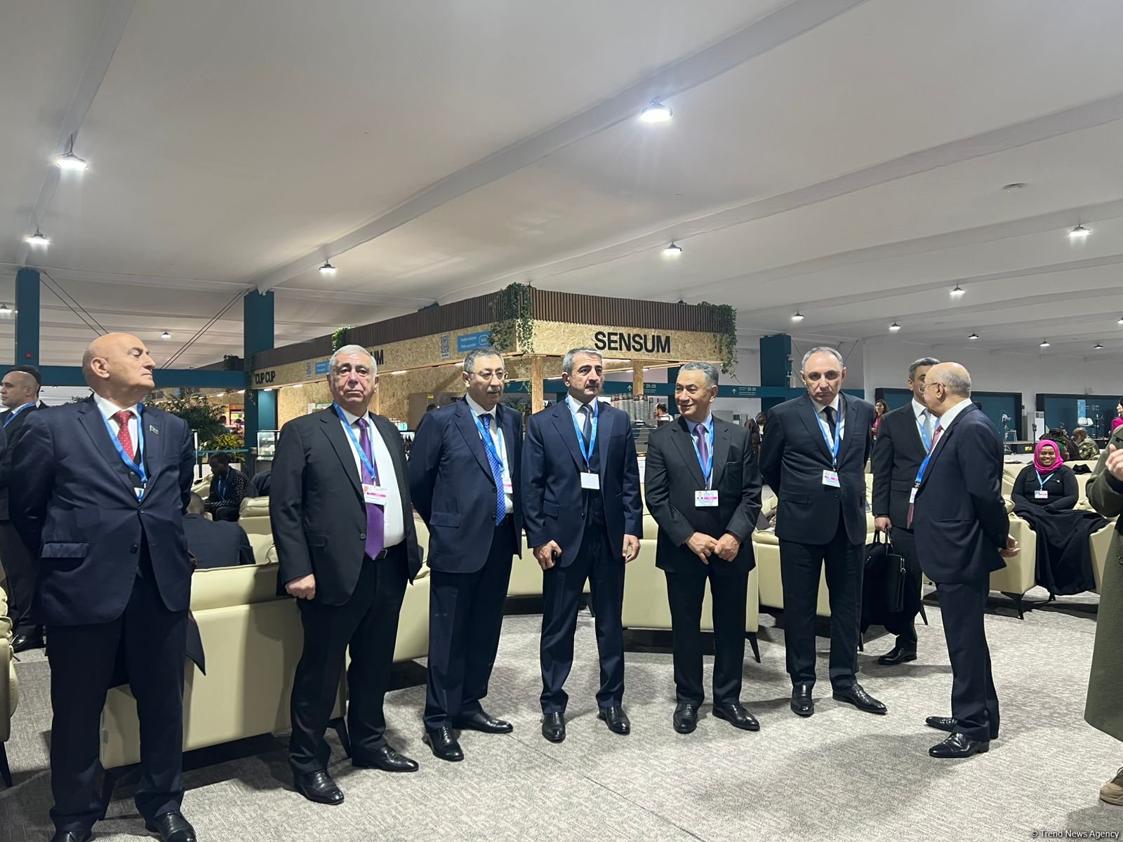 Azerbaijani officials visit COP29 Blue Zone (PHOTO)