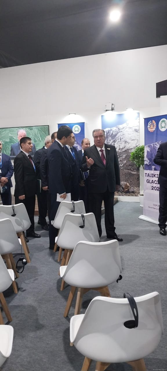 COP29 Tajikistan pavilion officially opens with President Rahmon's participation (PHOTO)