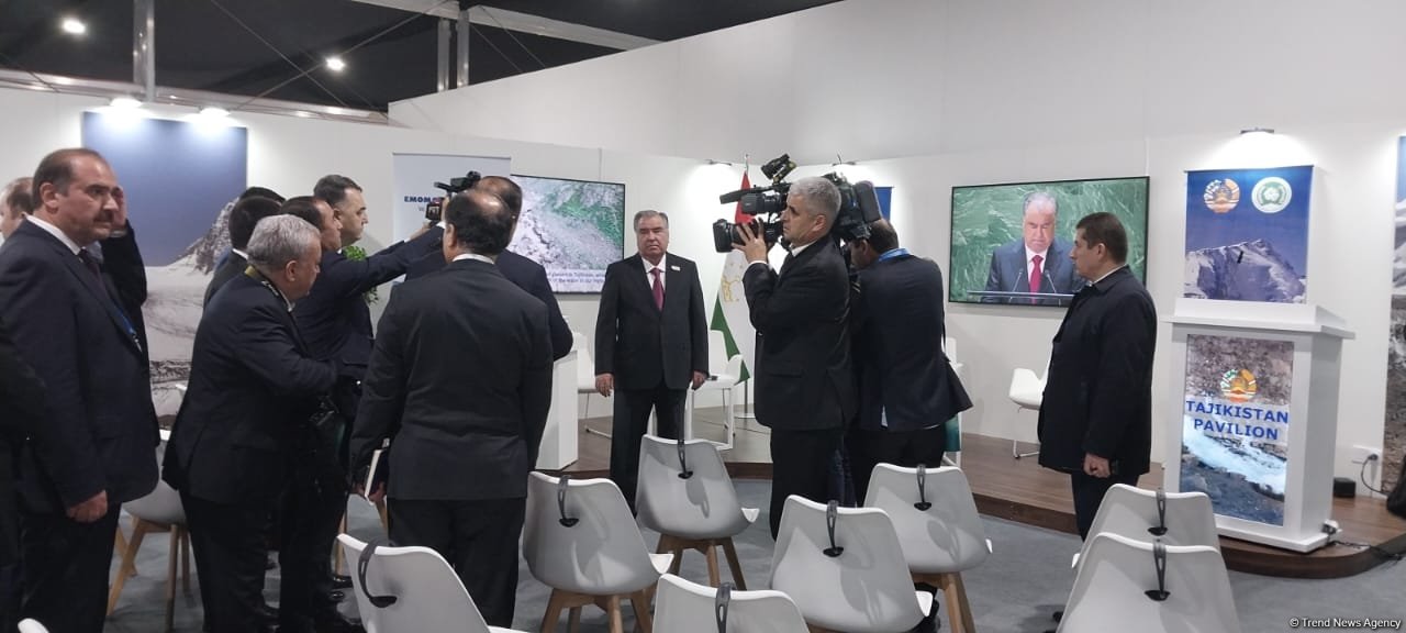 COP29 Tajikistan pavilion officially opens with President Rahmon's participation (PHOTO)