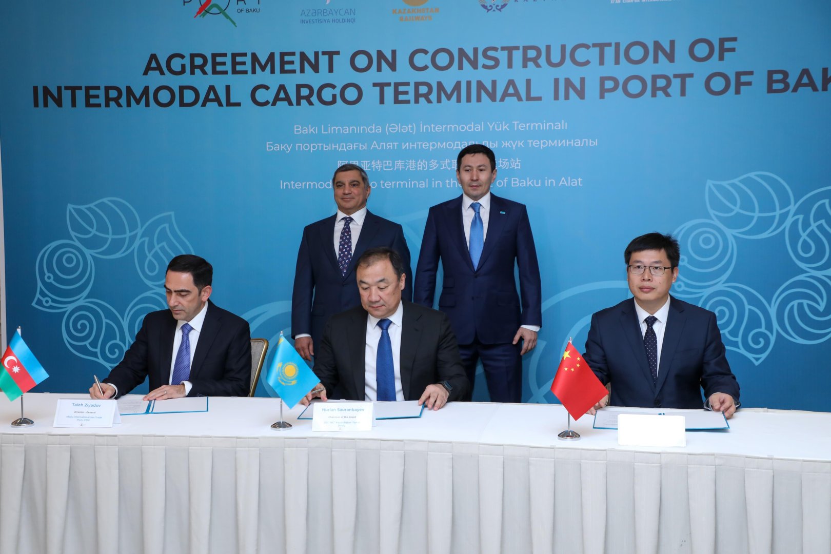 Azerbaijan, Kazakhstan, China co-work for Baku Port's intermodal terminal growth (PHOTO)