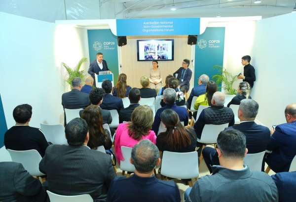 COP29 in Azerbaijan conducts panel debates on drinking water supply (PHOTO)