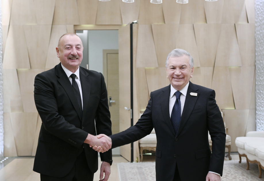 Azerbaijan's Baku hosts trilateral meeting of President Ilham Aliyev, President Kassym-Jomart Tokayev, and President Shavkat Mirziyoyev (PHOTO)