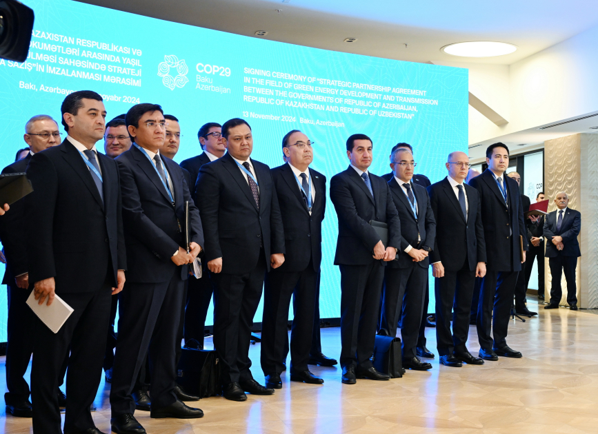 Azerbaijan's Baku hosts trilateral meeting of President Ilham Aliyev, President Kassym-Jomart Tokayev, and President Shavkat Mirziyoyev (PHOTO)