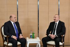 President Ilham Aliyev meets with Chairman of Government of Russia (PHOTO/VIDEO)