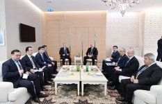 President Ilham Aliyev and President Shavkat Mirziyoyev join opening ceremony of sewing factory in Khankendi via video link (PHOTO)