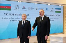 President Ilham Aliyev and President Shavkat Mirziyoyev join opening ceremony of sewing factory in Khankendi via video link (PHOTO)