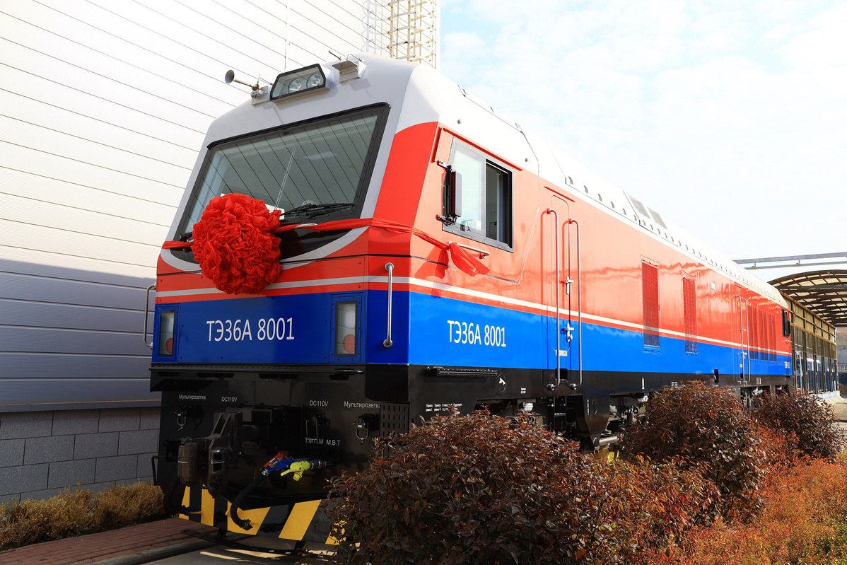 Chinese CRRC manufactures new mainline diesel locomotive for Kazakhstan ...