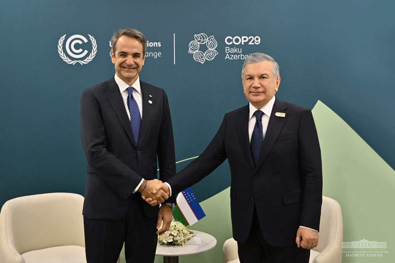 Uzbekistan, Greece discuss strengthening bilateral ties at COP29