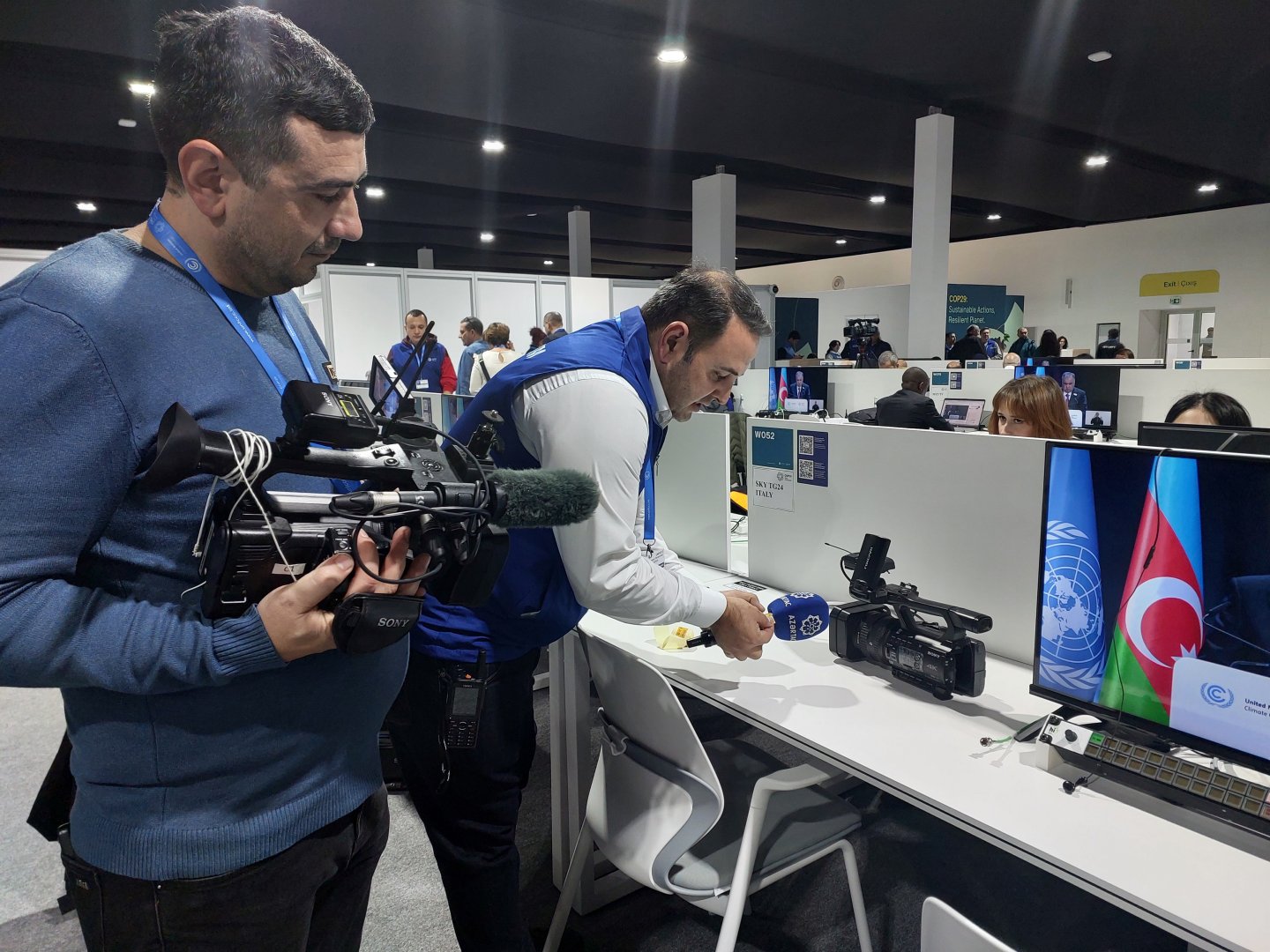 COP29 çərçivəsində tezliklərdən istifadə və radiomonitorinq tədbirləri keçirilir (FOTO)