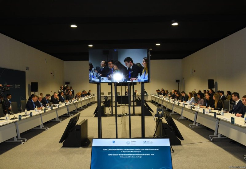 COP29 hosts investment forum on energy transition for Central Asia (PHOTO)