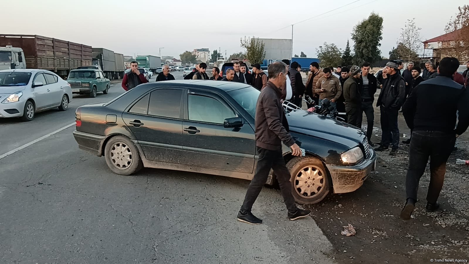 İmişlidə ağır qəza - Ata və oğul öldü (FOTO)