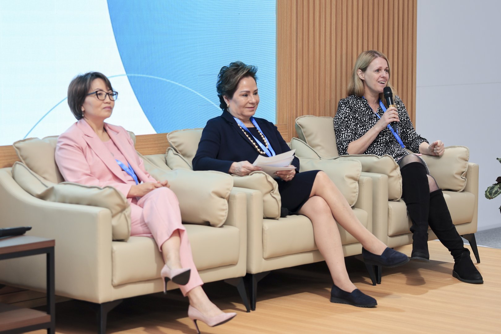 COP29-un Yaşıl Zonasında “Liderlik edən qadınlar: Dayanıqlı gələcək üçün iqlim çempionları” mövzusunda panel sessiyası keçirilib (FOTO)