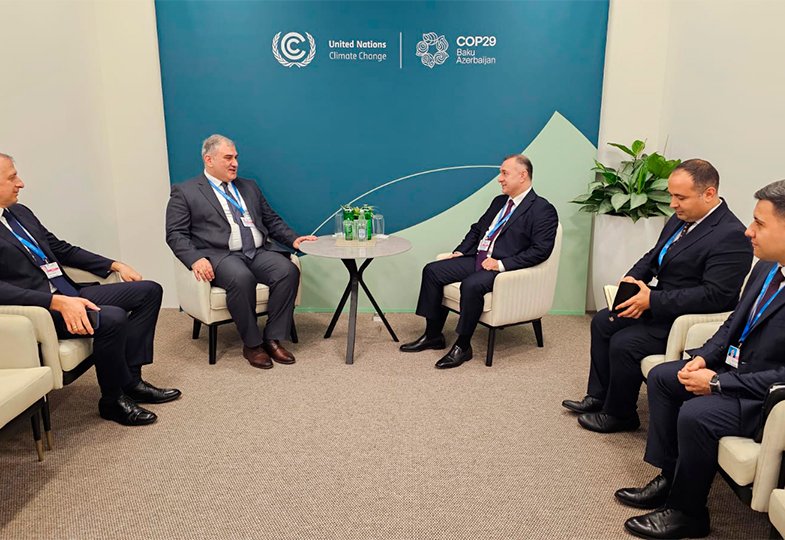 Health Ministers of Azerbaijan and Georgia meet within COP29 (PHOTO)