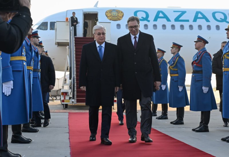 President of Kazakhstan arrives in Serbia for official visit