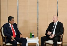 President Ilham Aliyev meets with President of Palau (PHOTO)