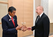 President Ilham Aliyev meets with President of Palau (PHOTO)