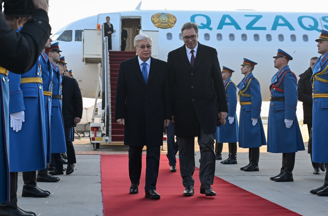 President of Kazakhstan arrives in Serbia for official visit