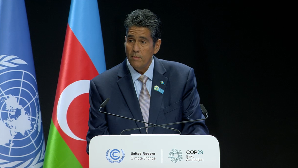 Palau president calls for accessible climate finance for SIDS at COP29