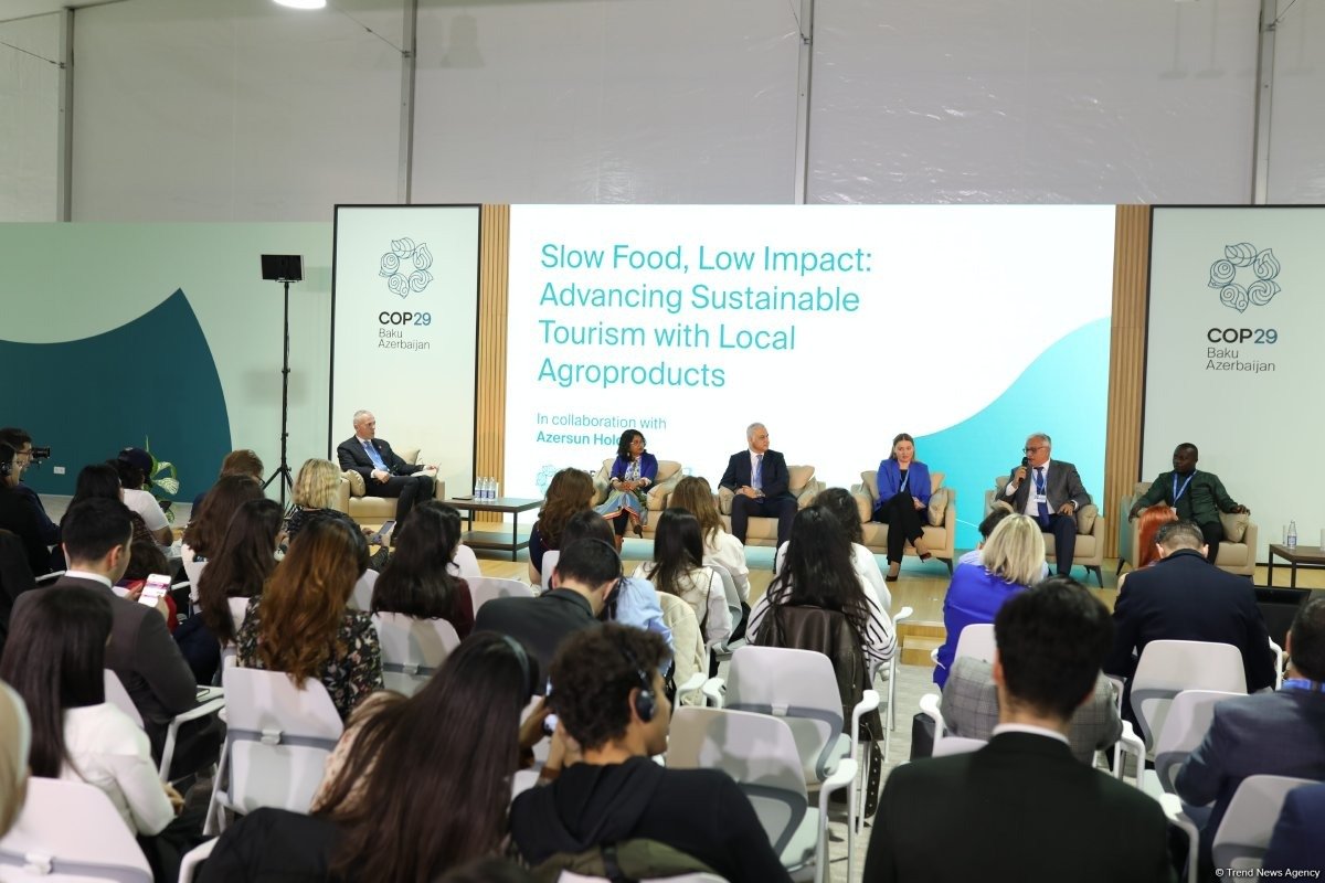 COP29-da "Slow Food" mövzusunda panel müzakirəsi keçirilib (FOTO)