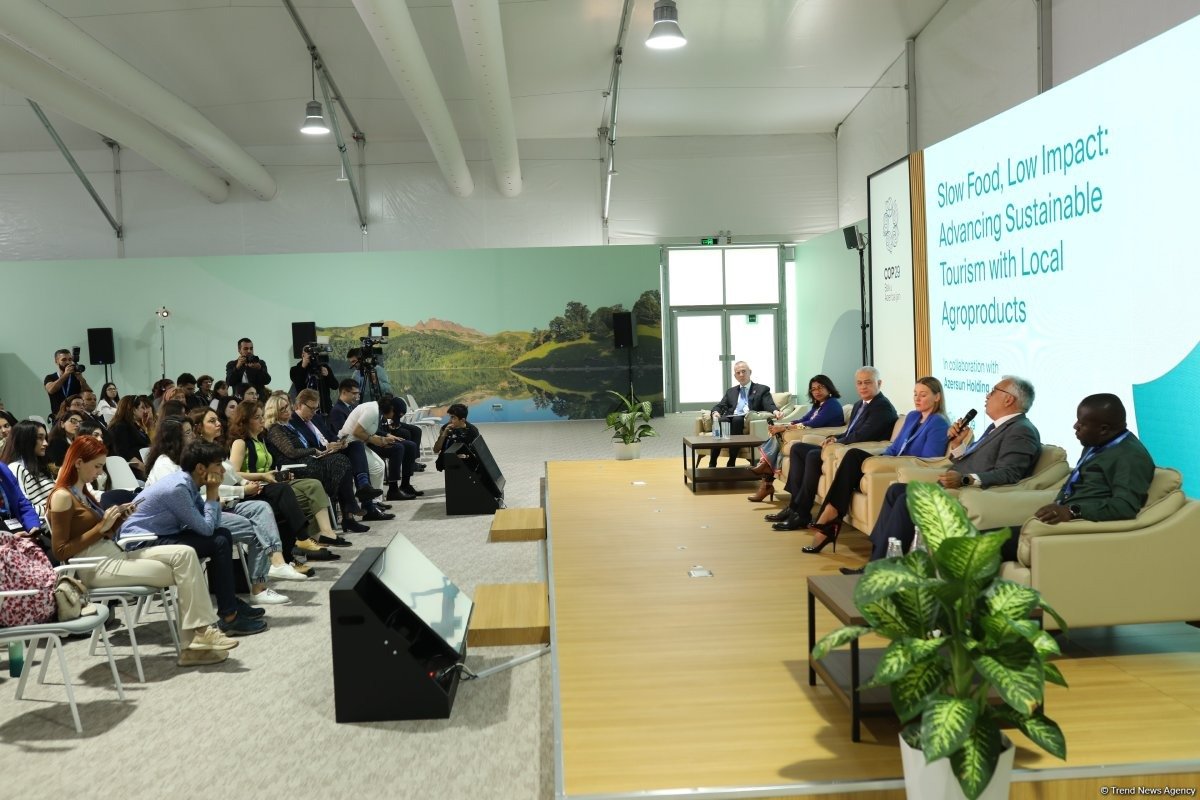 COP29-da "Slow Food" mövzusunda panel müzakirəsi keçirilib (FOTO)