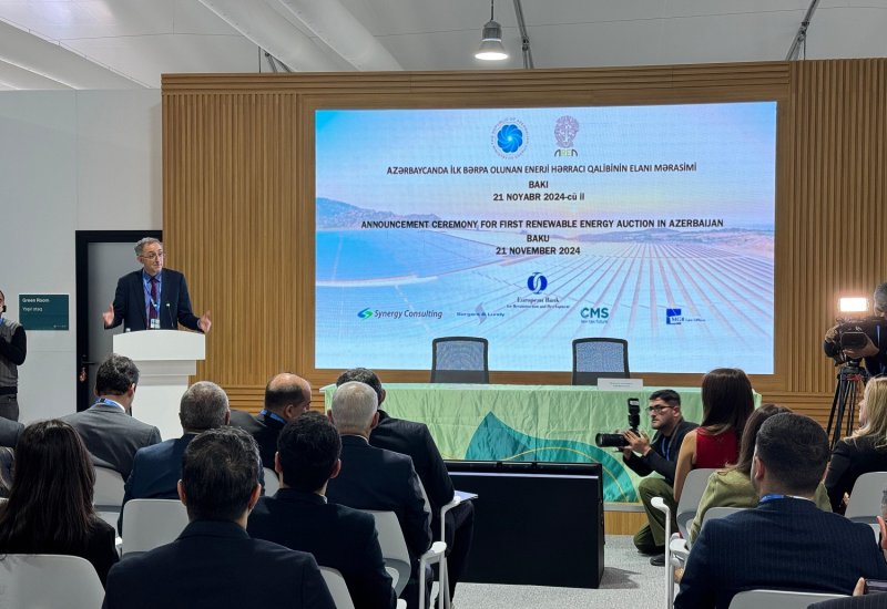 Azerbaijan wraps up first EBRD-backed renewable energy auction at COP29