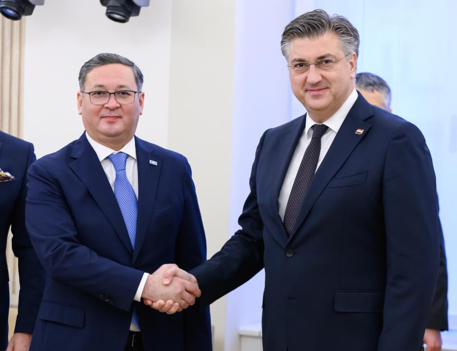 Kazakhstan, Croatia to boost diplomatic and economic ties