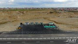 Yeni inşa edilən Böyükşor-Pirşağı yolundan görüntülər (FOTO/VİDEO)