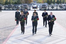 Hərbi prokuror DİN-in Daxili Qoşunlarının hərbi qulluqçuları ilə görüşüb (FOTO)