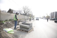 Xudat şəhərində abadlıq-quruculuq işləri davam etdirilir (FOTO)