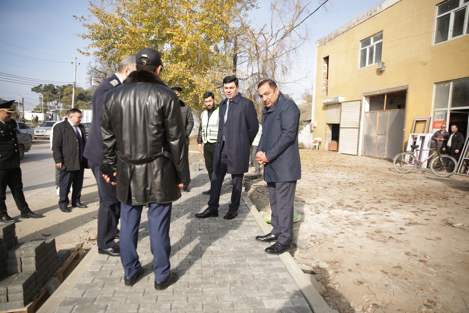 Xudat şəhərində abadlıq-quruculuq işləri davam etdirilir (FOTO)