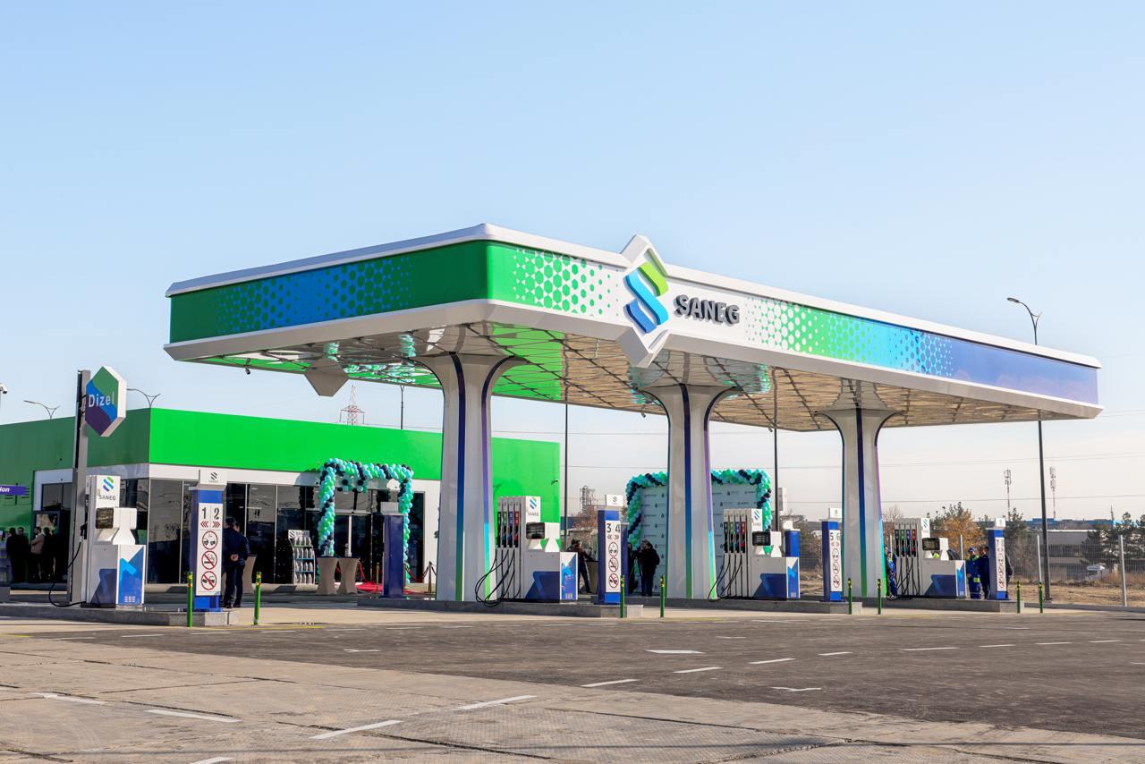 Uzbekistan's Saneg opens its first gas station in Tashkent