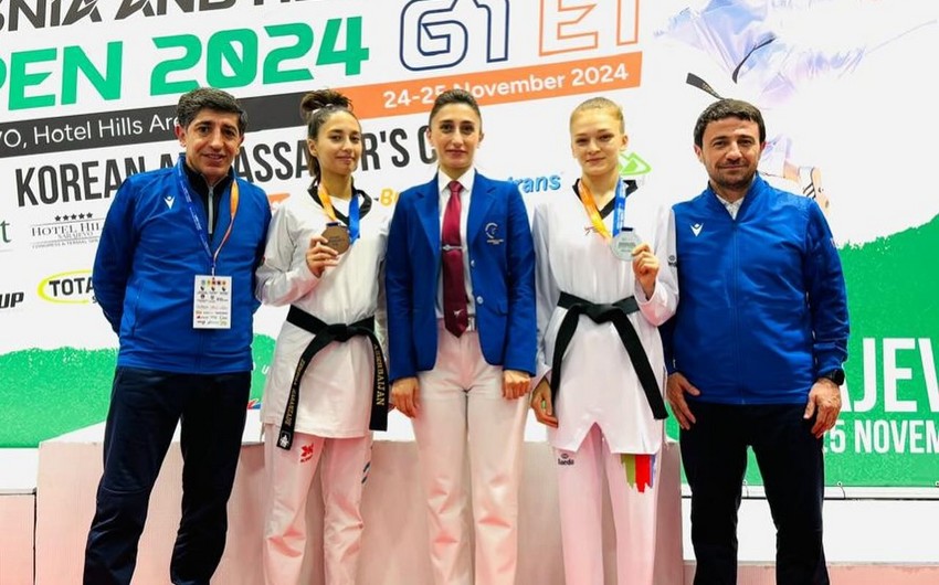 Azərbaycan taekvondoçuları “Bosnia Open” beynəlxalq turnirində uğurlu çıxış ediblər