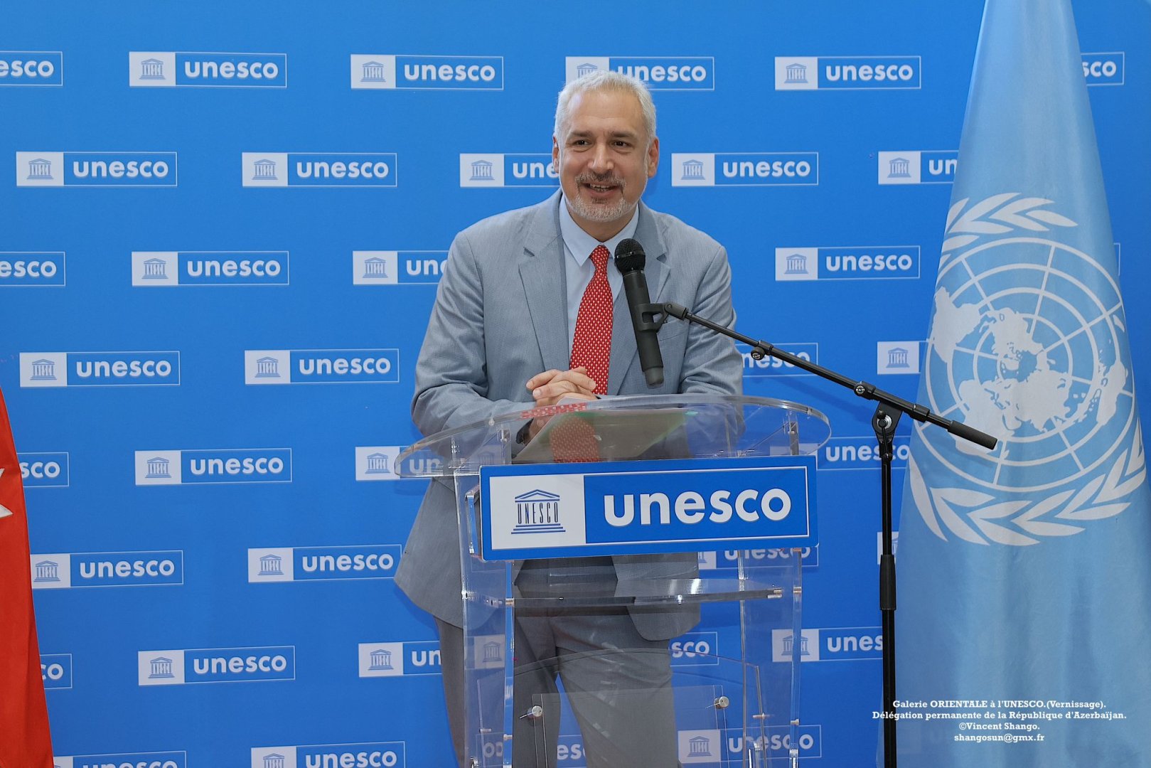 UNESCO-nun mənzil-qərargahında Azərbaycanlı rəssamların “Dayanıqlı Baxış: Daha Yaşıl Gələcək üçün İncəsənət” adlı sərgisi keçirilir (FOTO)