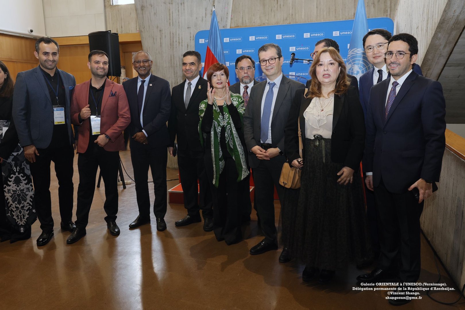 UNESCO-nun mənzil-qərargahında Azərbaycanlı rəssamların “Dayanıqlı Baxış: Daha Yaşıl Gələcək üçün İncəsənət” adlı sərgisi keçirilir (FOTO)