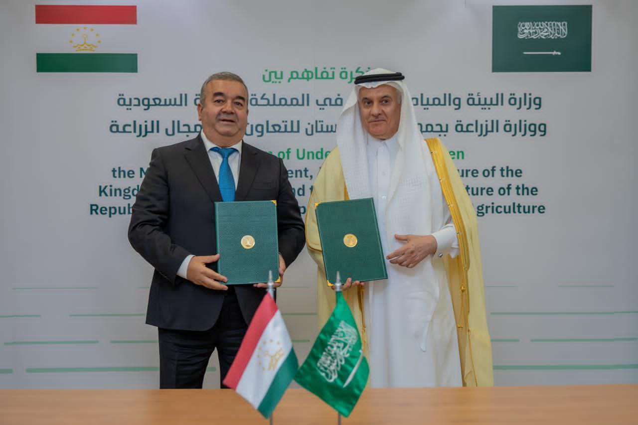 Agricultural cooperation memo to take Tajikistan, Saudi Arabia to next level