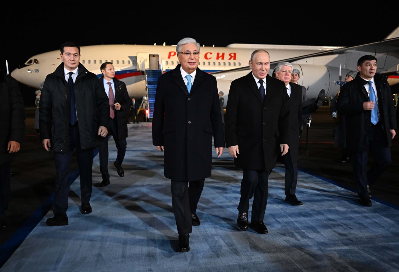 Russia’s Putin arrives in Kazakhstan's Astana on state visit