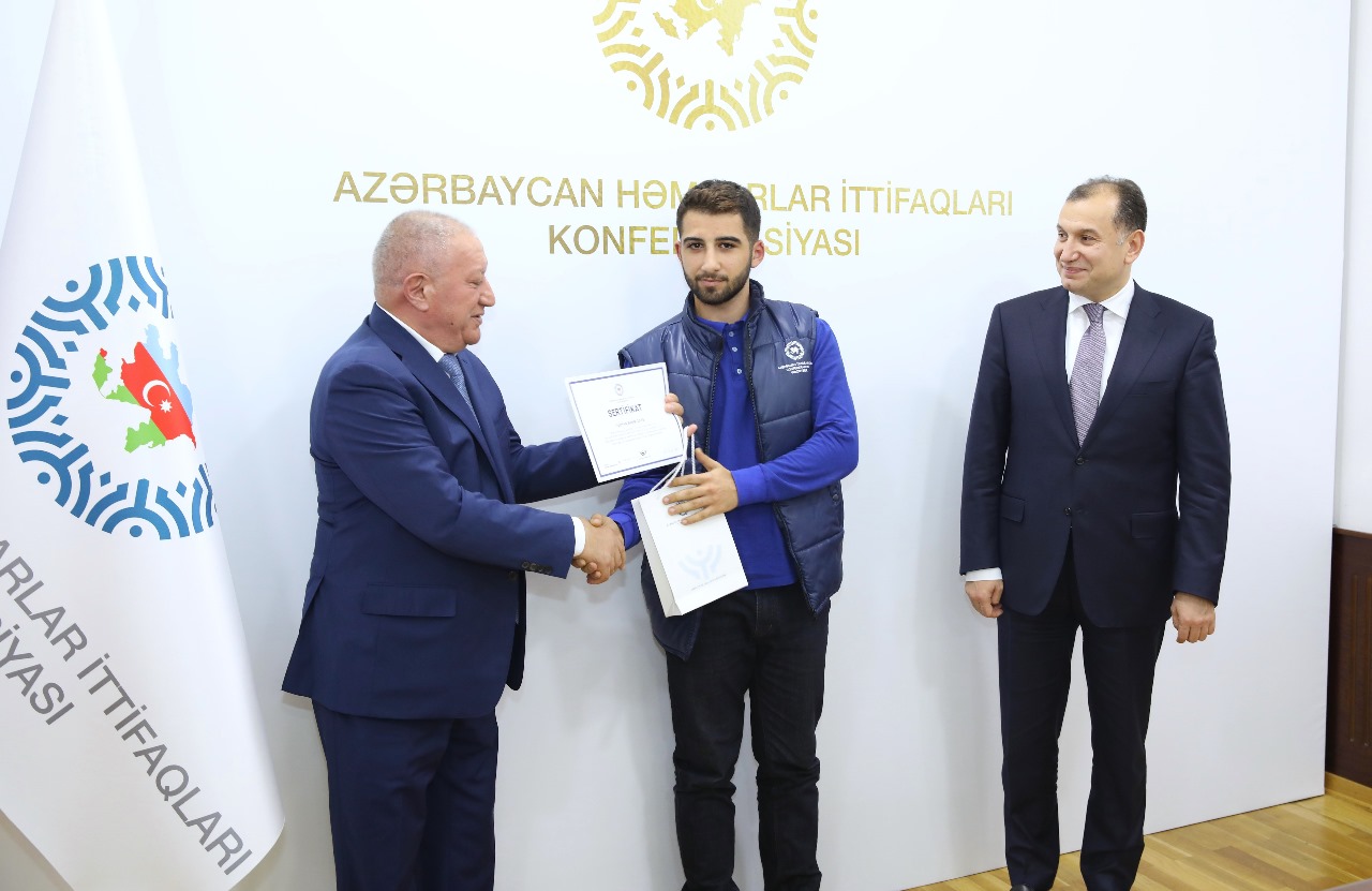 Azərbaycan Həmkarlar İttifaqları Konfederasiyasında könüllülərlə görüş olub (FOTO)