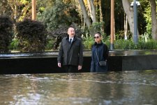 President Ilham Aliyev, First Lady Mehriban Aliyeva, and their family members attend inauguration of Central Botanical Garden (PHOTO/VIDEO)