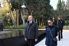 President Ilham Aliyev, First Lady Mehriban Aliyeva, and their family members attend inauguration of Central Botanical Garden (PHOTO/VIDEO)