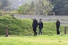 President Ilham Aliyev, First Lady Mehriban Aliyeva, and their family members attend inauguration of Central Botanical Garden (PHOTO/VIDEO)