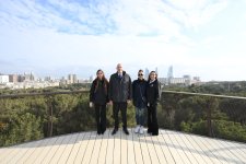 President Ilham Aliyev, First Lady Mehriban Aliyeva, and their family members attend inauguration of Central Botanical Garden (PHOTO/VIDEO)