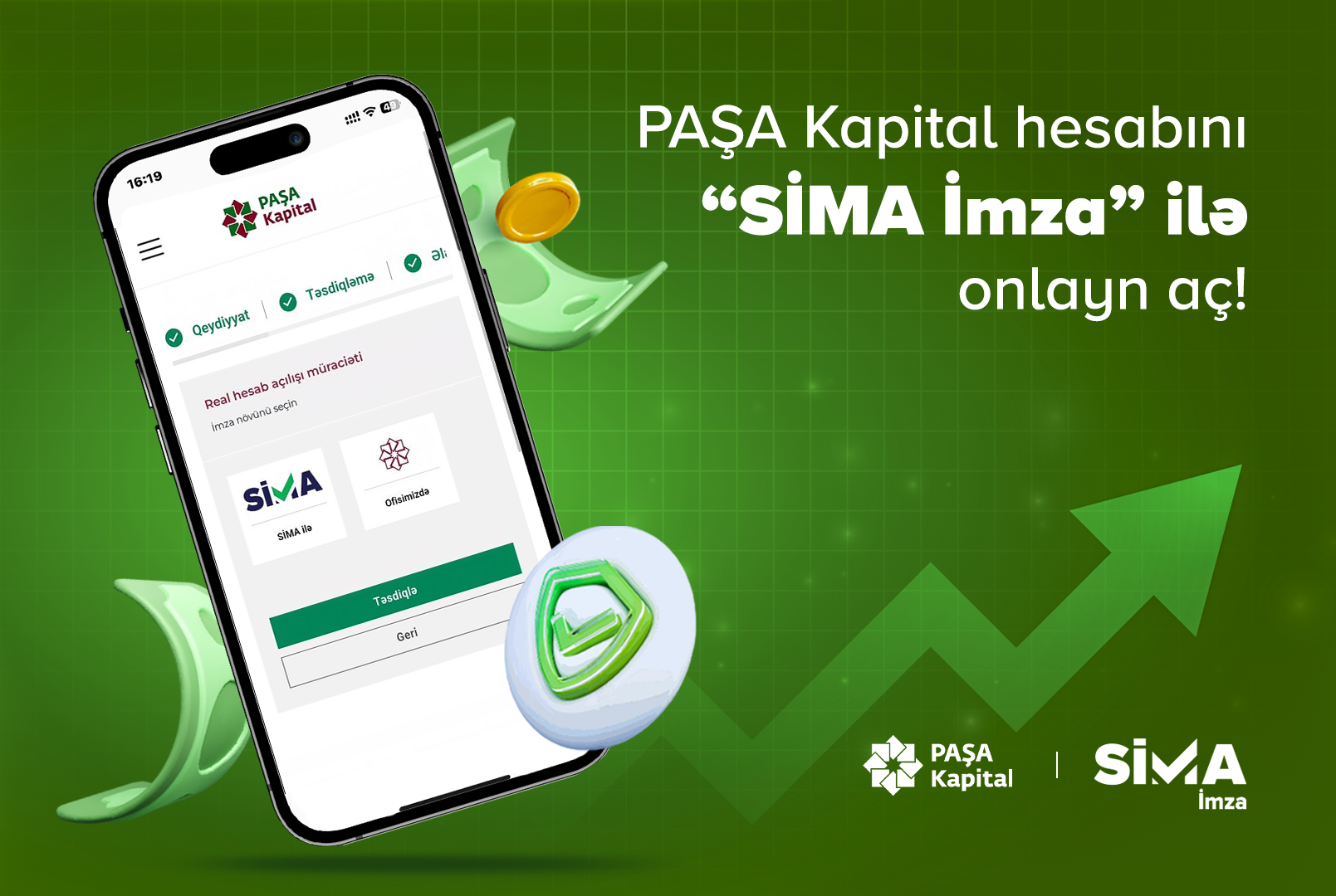 "Paşa Kapital"da “SİMA İmza” ilə məsafədən hesab açmaq imkanı yaradılıb