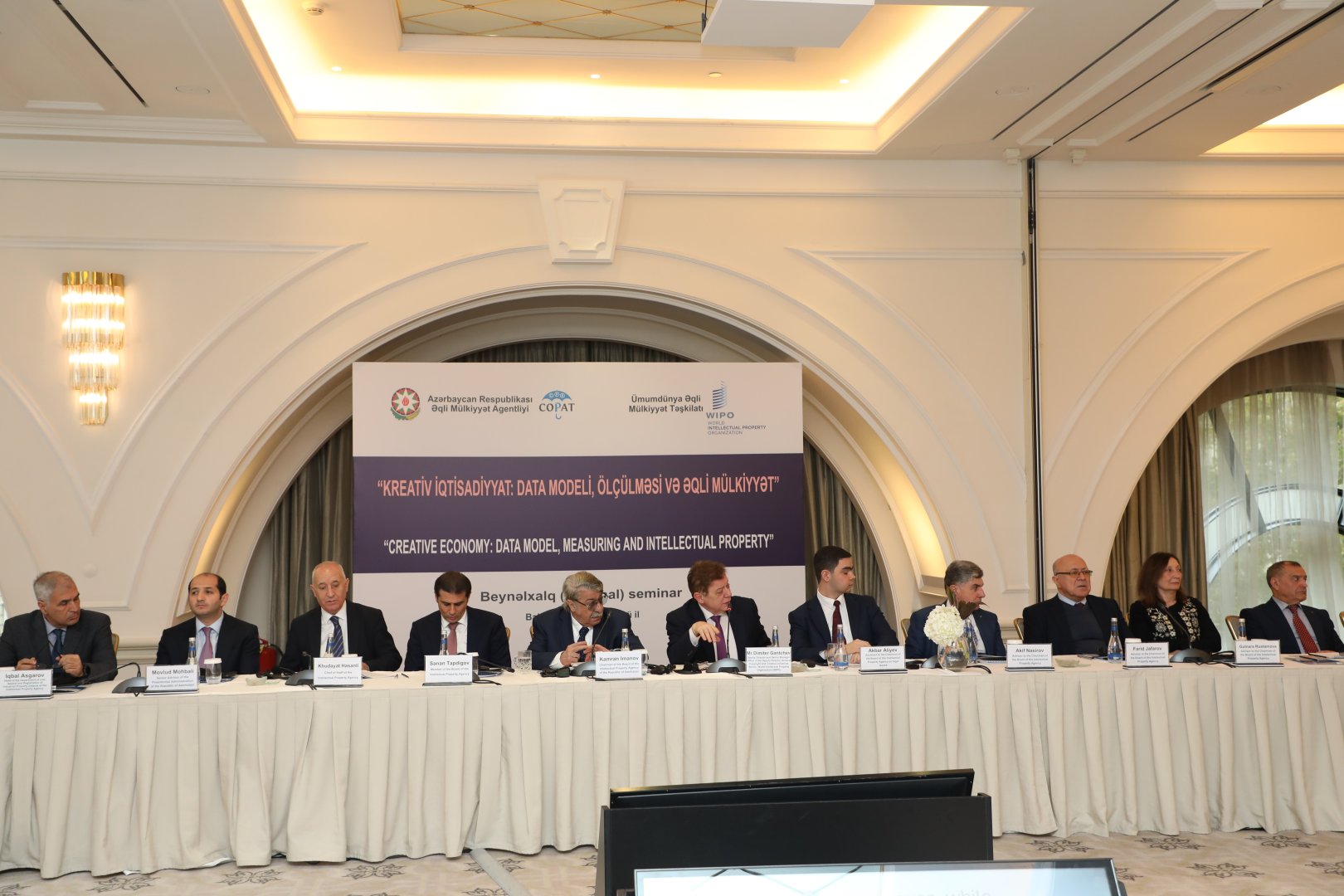 “Kreativ iqtisadiyyat: data modeli, ölçülməsi və əqli mülkiyyət” mövzusunda regional seminar başa çatıb (FOTO)