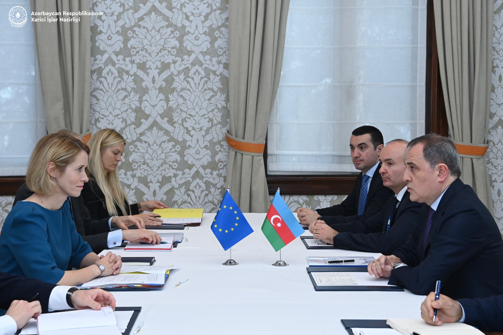 Azerbaijani FM, EC Vice President discuss issues of normalizing country’s relations with Armenia (PHOTO)