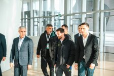 Lionel Messi and his teammates visit Azerbaijan's Heydar Aliyev Center! (PHOTO)