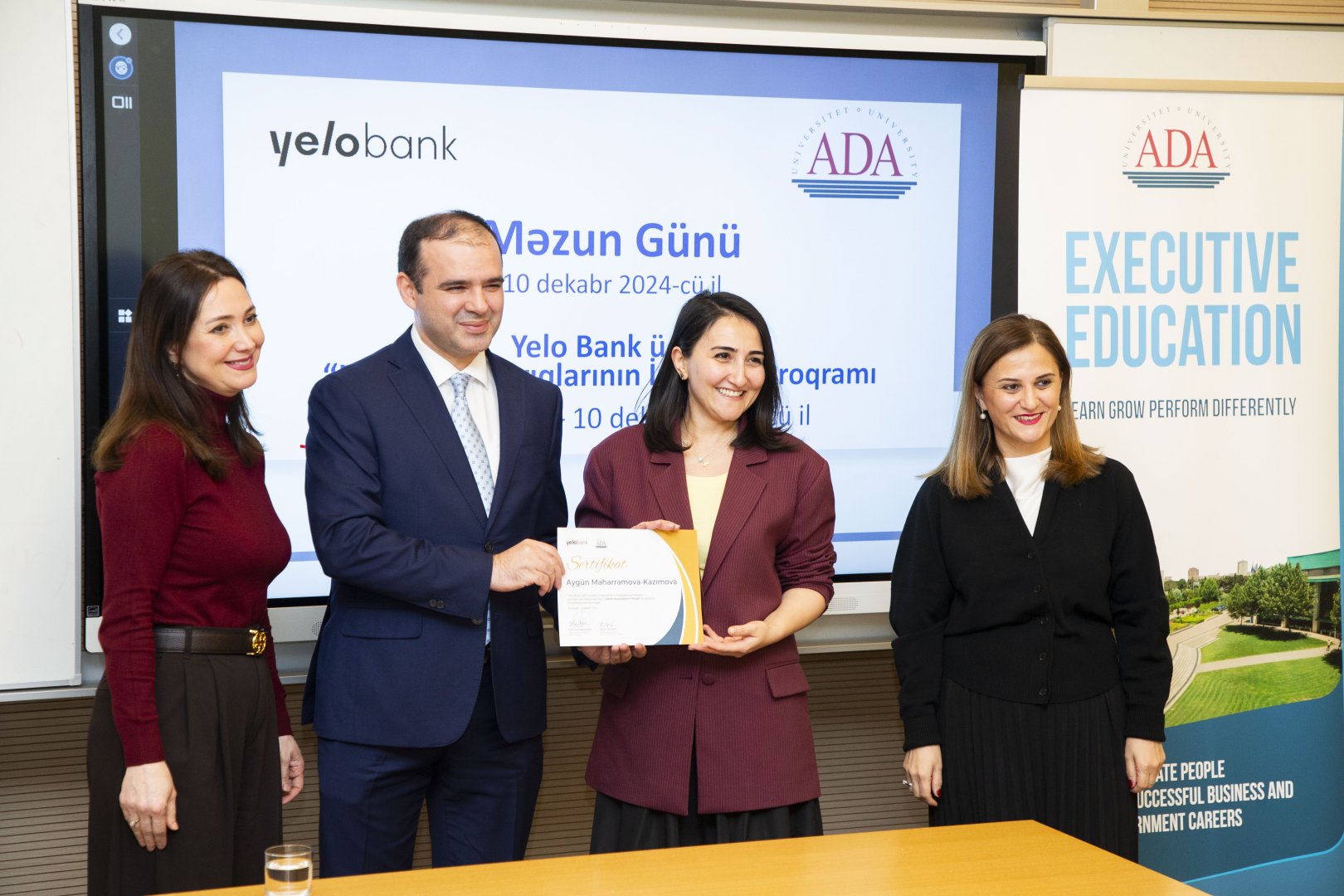 Yelo Bank əməkdaşları üçün təşkil edilmiş liderlik proqramı başa çatdı! (FOTO)