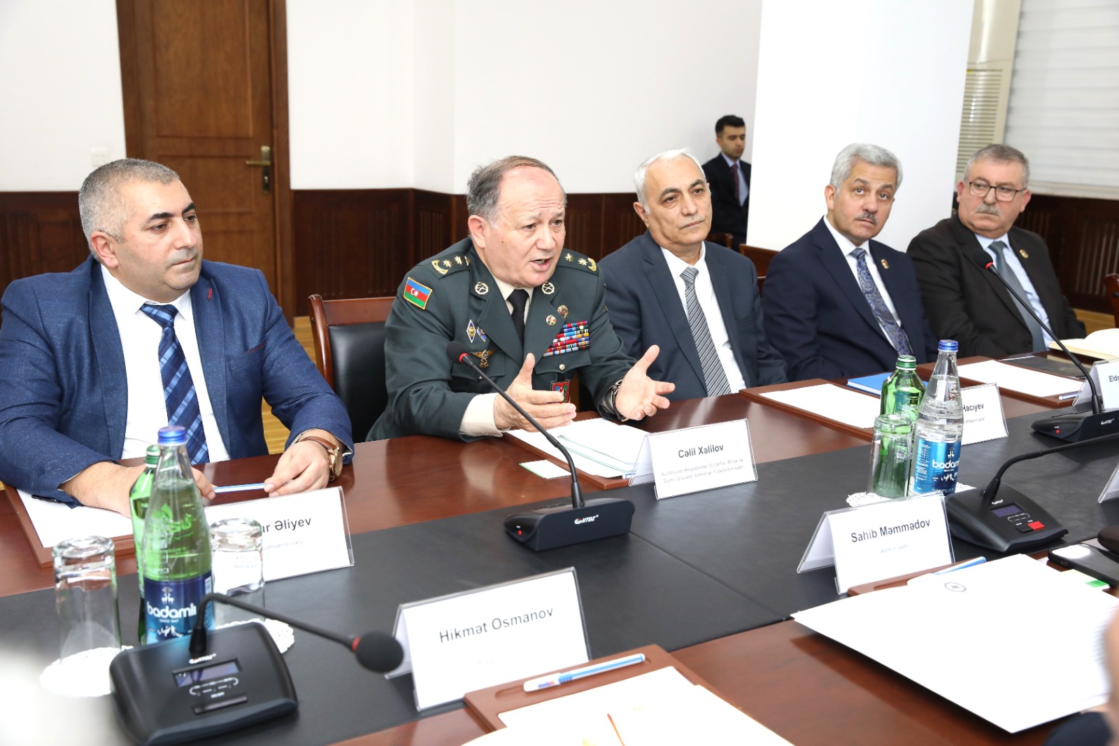 Müharibə, Əmək və Silahlı Qüvvələr Veteranları Təşkilatının nümayəndələri ilə görüş keçirilib (FOTO)