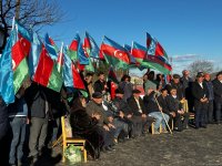 Xocalının Ballıca kəndinə ilk köçən ailələrə evlərinin açarları təhvil verildi (FOTO)